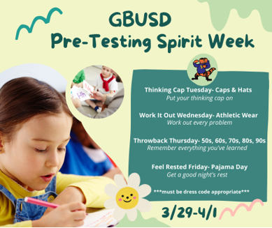 spirit week listing
